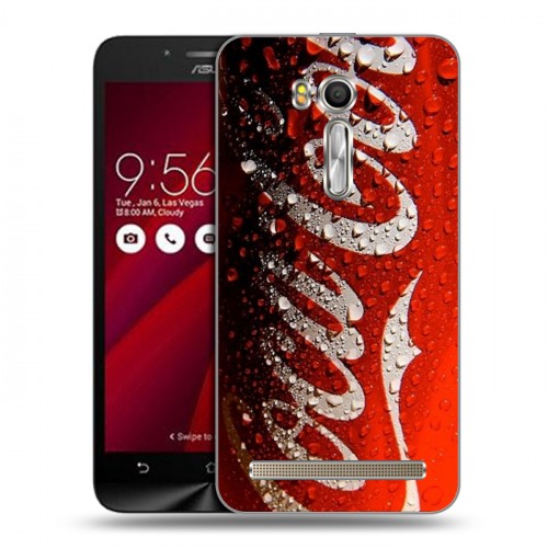 Дизайнерский пластиковый чехол для ASUS Zenfone Go 5.5 Coca-cola
