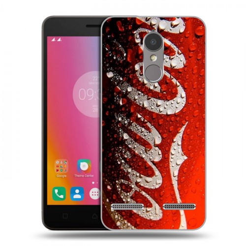 Дизайнерский пластиковый чехол для Lenovo K6 Coca-cola