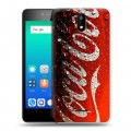 Дизайнерский силиконовый чехол для Micromax Q409 Coca-cola