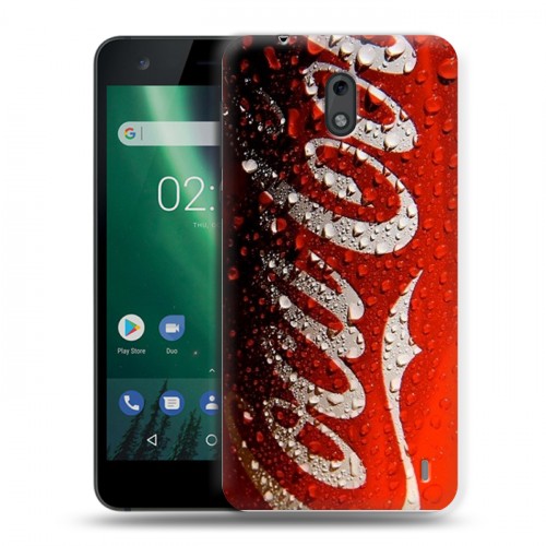 Дизайнерский пластиковый чехол для Nokia 2 Coca-cola