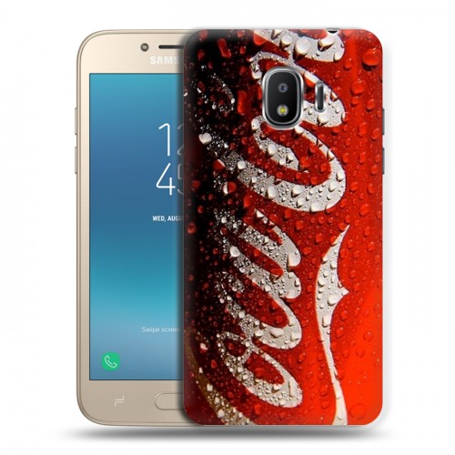 Дизайнерский пластиковый чехол для Samsung Galaxy J2 (2018) Coca-cola