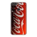 Дизайнерский силиконовый чехол для Huawei P Smart Coca-cola