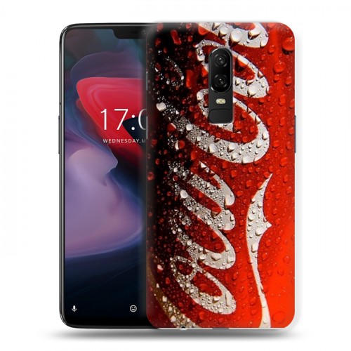 Дизайнерский пластиковый чехол для OnePlus 6 Coca-cola