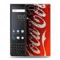 Дизайнерский пластиковый чехол для BlackBerry KEY2 Coca-cola