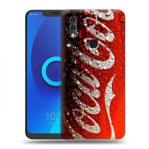 Дизайнерский силиконовый чехол для Alcatel 5V Coca-cola