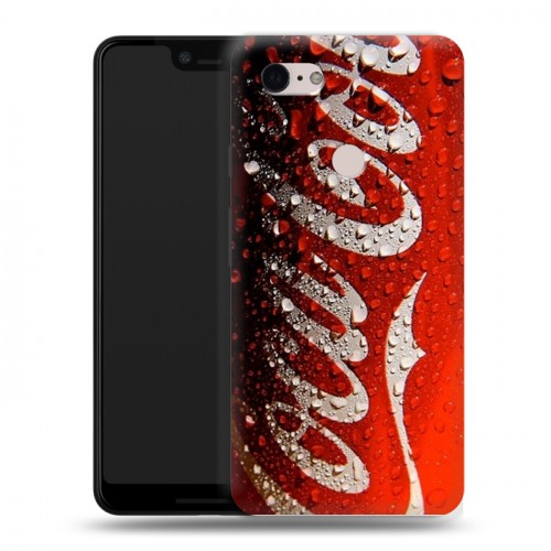 Дизайнерский силиконовый чехол для Google Pixel 3 XL Coca-cola