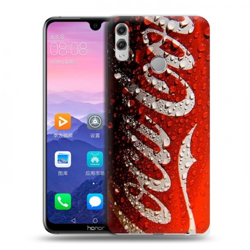 Дизайнерский пластиковый чехол для Huawei Honor 8X Max Coca-cola