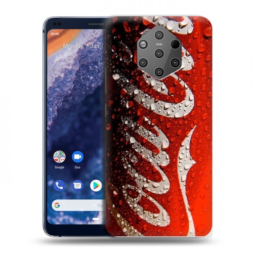 Дизайнерский силиконовый чехол для Nokia 9 PureView Coca-cola