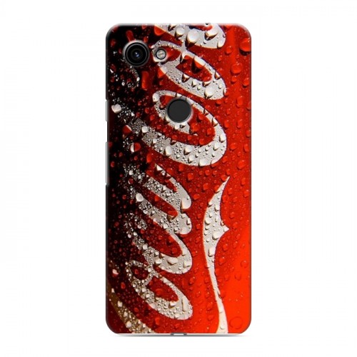 Дизайнерский пластиковый чехол для Google Pixel 3a Coca-cola