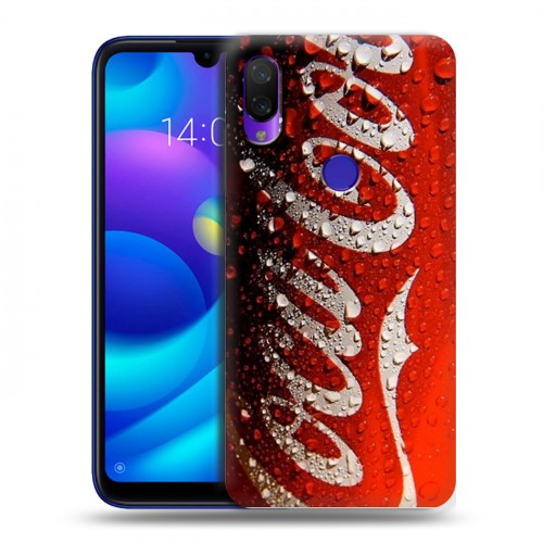 Дизайнерский пластиковый чехол для Xiaomi Mi Play Coca-cola