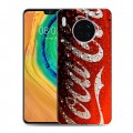 Дизайнерский пластиковый чехол для Huawei Mate 30 Coca-cola