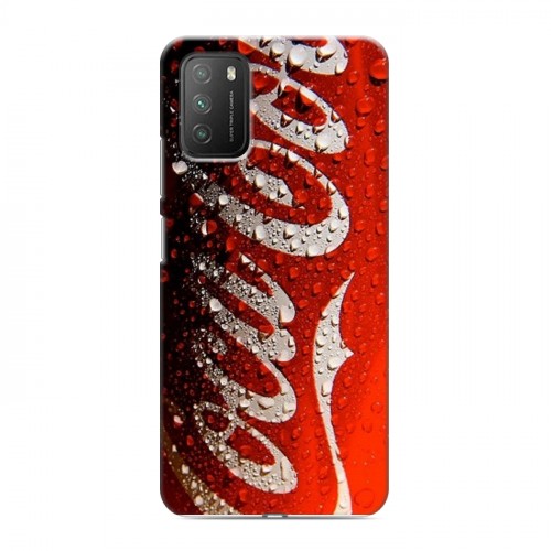 Дизайнерский пластиковый чехол для Xiaomi Poco M3 Coca-cola