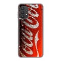 Дизайнерский силиконовый чехол для Samsung Galaxy A32 Coca-cola