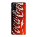 Дизайнерский силиконовый чехол для Vivo Y31 Coca-cola