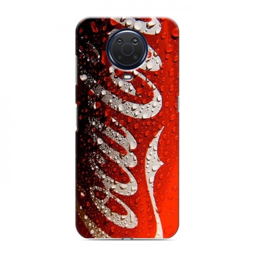 Дизайнерский пластиковый чехол для Nokia G20 Coca-cola