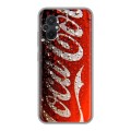 Дизайнерский силиконовый чехол для Xiaomi Poco M5 Coca-cola