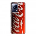 Дизайнерский силиконовый чехол для Xiaomi 13 Lite Coca-cola