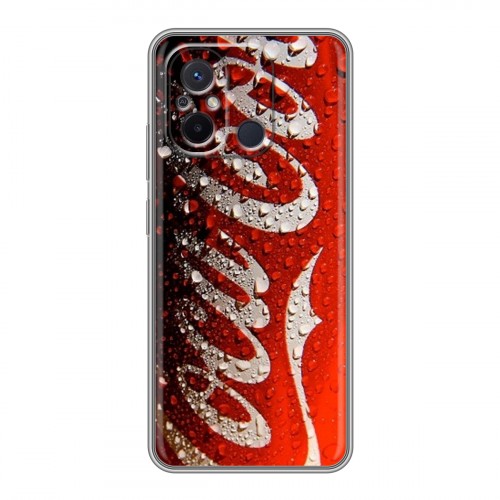 Дизайнерский пластиковый чехол для Xiaomi RedMi 12C Coca-cola