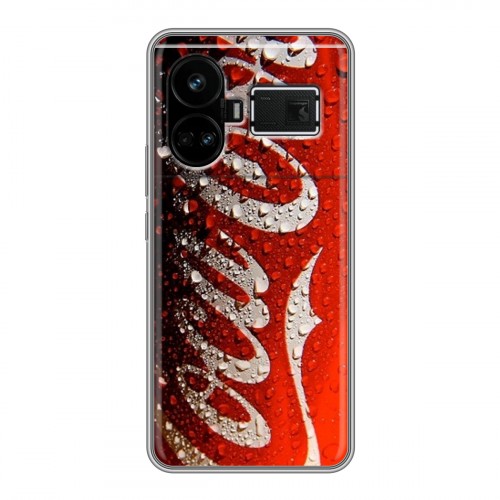 Дизайнерский силиконовый чехол для Realme GT5 Coca-cola