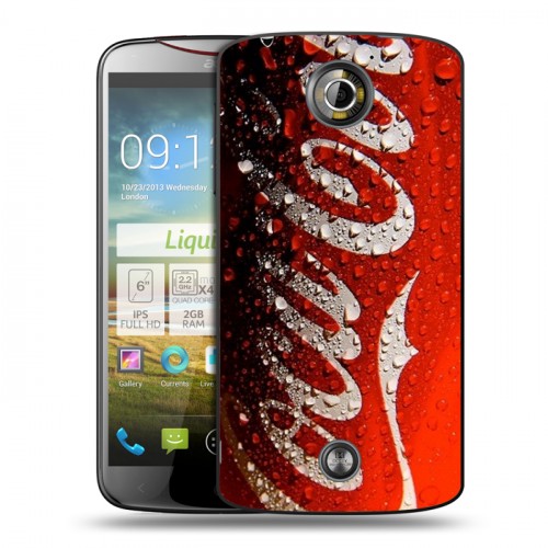 Дизайнерский пластиковый чехол для Acer Liquid S2 Coca-cola