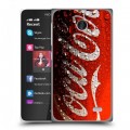 Дизайнерский пластиковый чехол для Nokia X Coca-cola