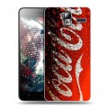 Дизайнерский силиконовый чехол для Lenovo S580 Ideaphone Coca-cola