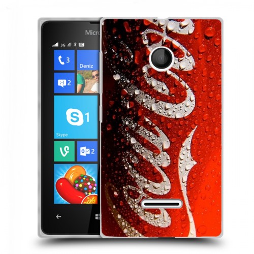 Дизайнерский пластиковый чехол для Microsoft Lumia 435 Coca-cola