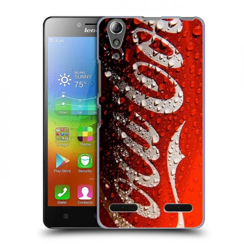 Дизайнерский пластиковый чехол для Lenovo A6000 Coca-cola