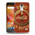 Дизайнерский пластиковый чехол для ZTE Blade X5 Coca-cola