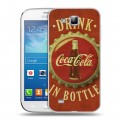 Дизайнерский пластиковый чехол для Samsung Galaxy Premier Coca-cola