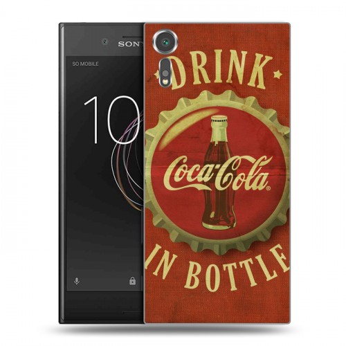 Дизайнерский пластиковый чехол для Sony Xperia XZs Coca-cola