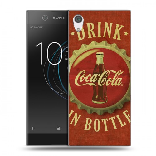 Дизайнерский силиконовый чехол для Sony Xperia XA1 Coca-cola