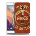 Дизайнерский пластиковый чехол для HTC One X10 Coca-cola