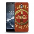 Дизайнерский силиконовый чехол для Nokia 3.1 Coca-cola