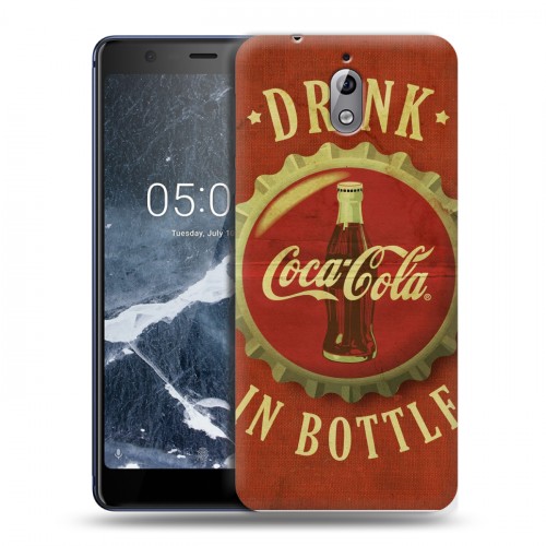 Дизайнерский силиконовый чехол для Nokia 3.1 Coca-cola