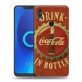 Дизайнерский силиконовый чехол для Alcatel 5V Coca-cola