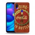 Дизайнерский пластиковый чехол для Xiaomi Mi Play Coca-cola