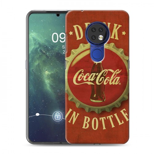 Дизайнерский силиконовый чехол для Nokia 6.2 Coca-cola