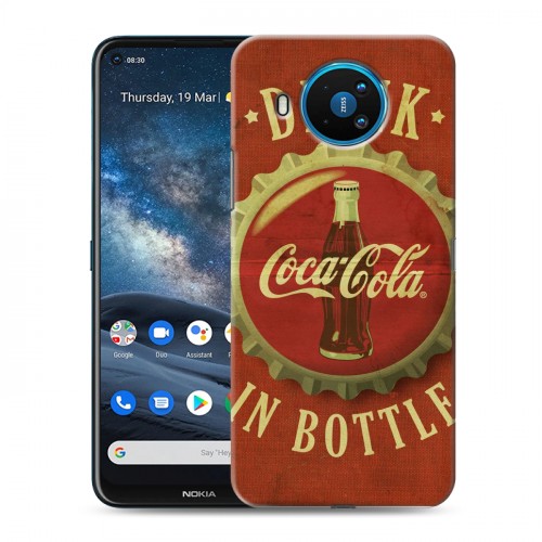 Дизайнерский силиконовый чехол для Nokia 8.3 Coca-cola