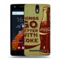 Дизайнерский силиконовый чехол для Wileyfox Storm Coca-cola