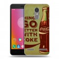 Дизайнерский силиконовый чехол для Lenovo K6 Coca-cola