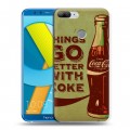 Дизайнерский пластиковый чехол для Huawei Honor 9 Lite Coca-cola