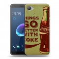 Дизайнерский пластиковый чехол для HTC Desire 12 Coca-cola