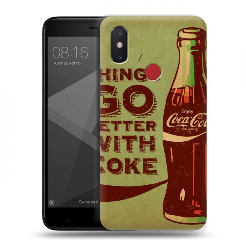 Дизайнерский пластиковый чехол для Xiaomi Mi8 SE Coca-cola