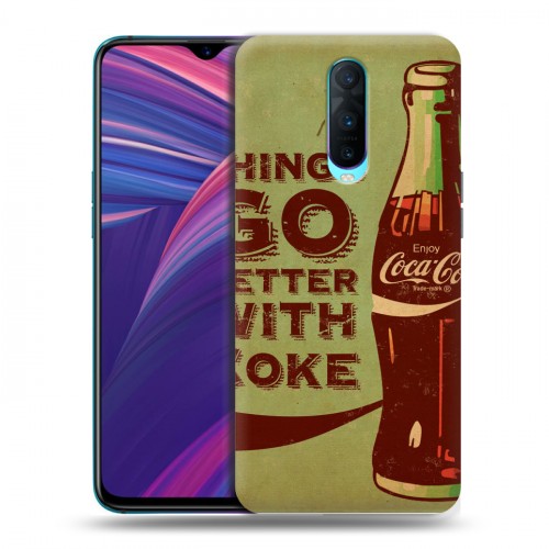 Дизайнерский пластиковый чехол для OPPO RX17 Pro Coca-cola