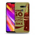 Дизайнерский пластиковый чехол для LG G8 ThinQ Coca-cola