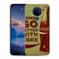 Дизайнерский силиконовый чехол для Nokia 5.4 Coca-cola