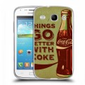 Дизайнерский силиконовый чехол для Samsung Galaxy Core Coca-cola