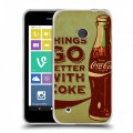 Дизайнерский пластиковый чехол для Nokia Lumia 530 Coca-cola