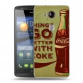 Дизайнерский пластиковый чехол для Acer Liquid E3 Coca-cola